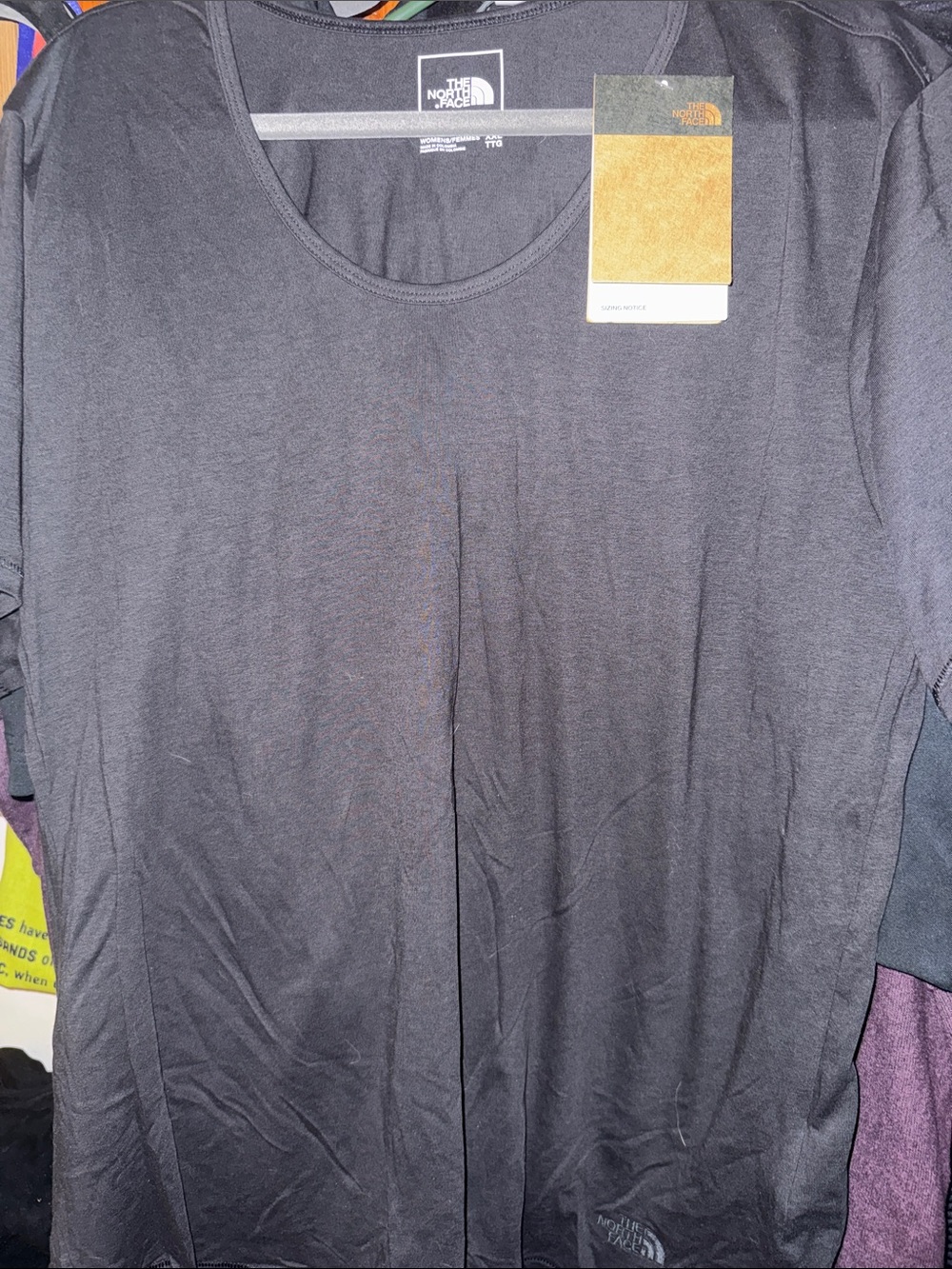 The North Face Women's Black Scoop Neck Short Sleeve Tee